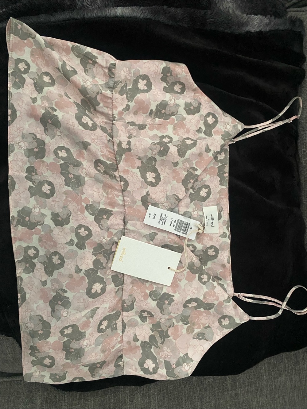 Wilfred Pink and Sage Floral Tank Top